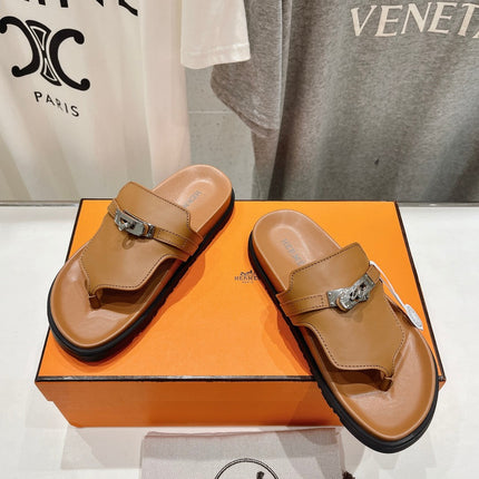 EMPIRE SANDAL CARAMEL CALFSKIN