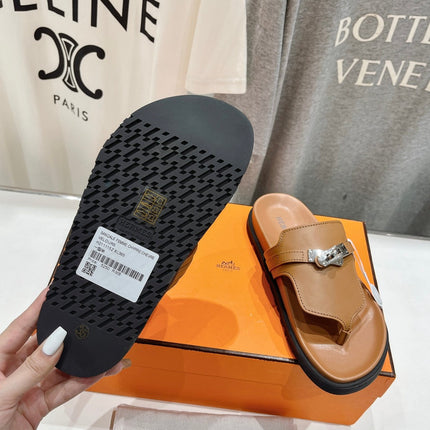 EMPIRE SANDAL CARAMEL CALFSKIN