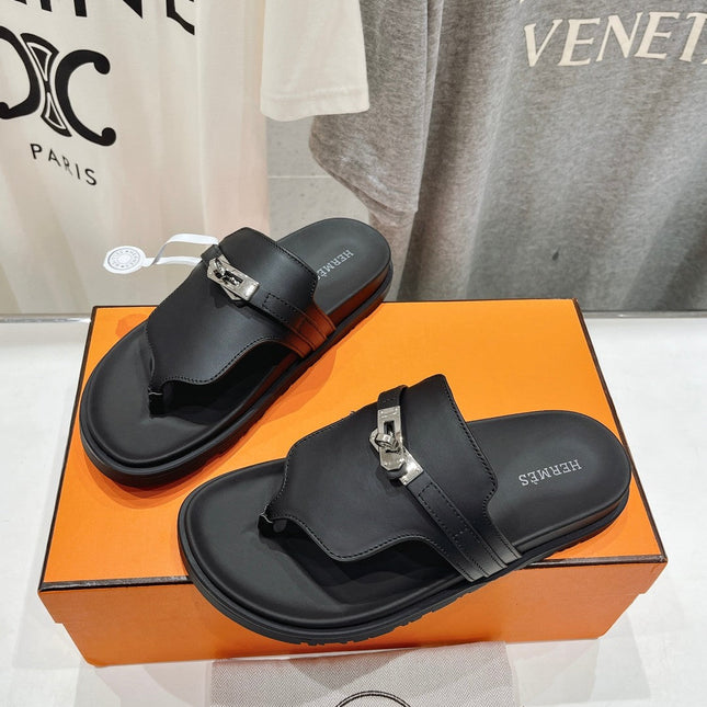 EMPIRE SANDAL BLACK CALFSKIN