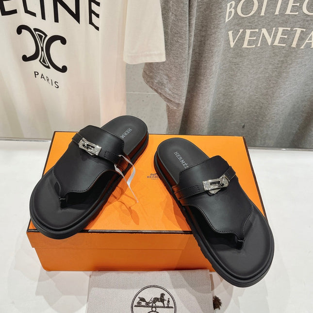 EMPIRE SANDAL BLACK CALFSKIN