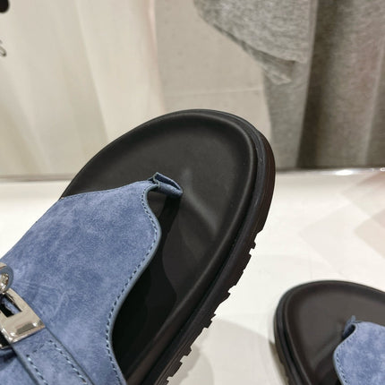 EMPIRE SANDAL BLACK MIX STONE SUEDE