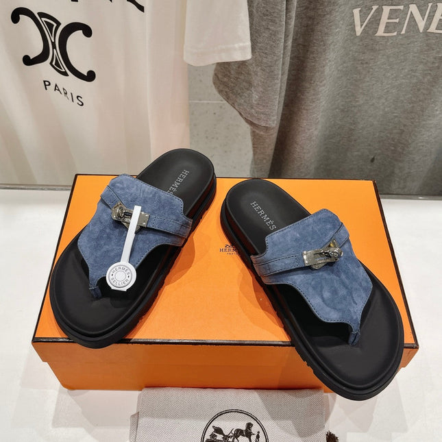 EMPIRE SANDAL BLACK MIX STONE SUEDE