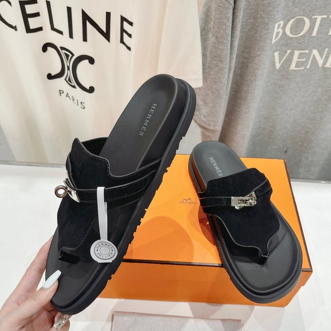 EMPIRE SANDAL BLACK SUEDE