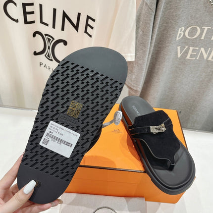 EMPIRE SANDAL BLACK SUEDE