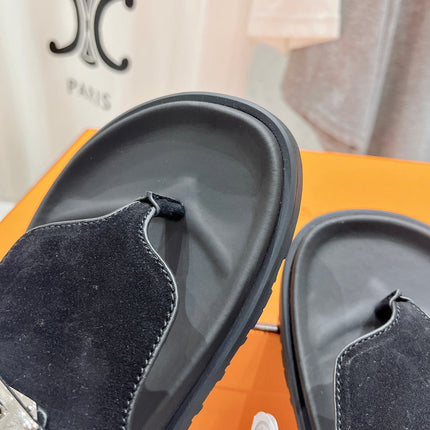 EMPIRE SANDAL BLACK SUEDE