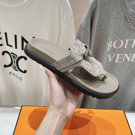 EMPIRE SANDAL LIGHT GRAY SUEDE