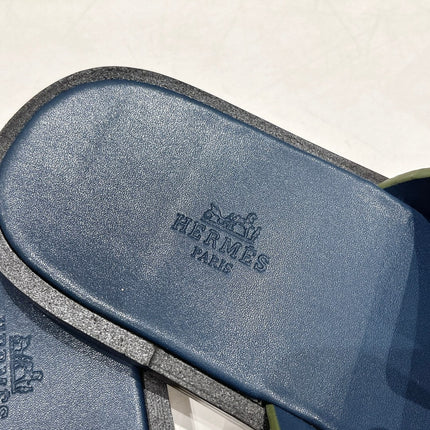 IZMIR SANDAL AEGEAN MIX HUNTER MIX PEACOCK LAMBSKIN