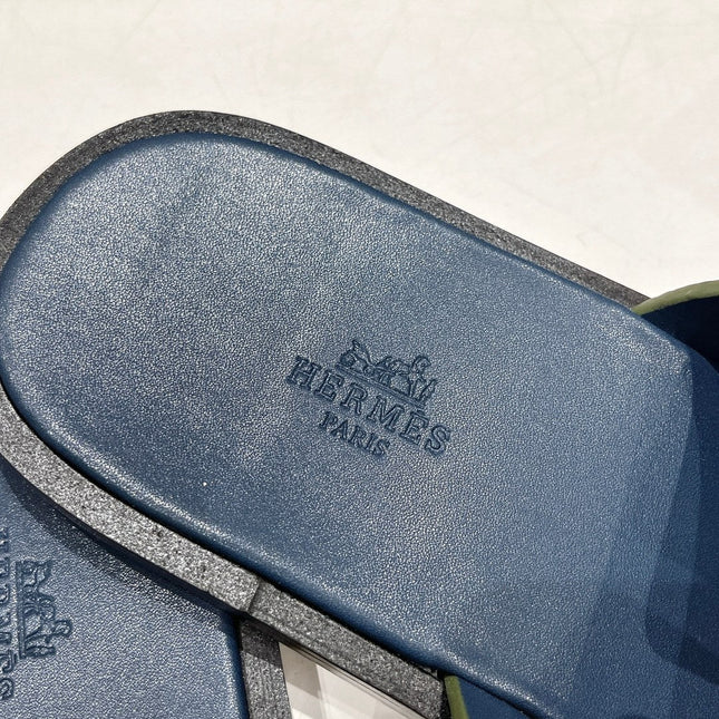 IZMIR SANDAL AEGEAN MIX HUNTER MIX PEACOCK LAMBSKIN