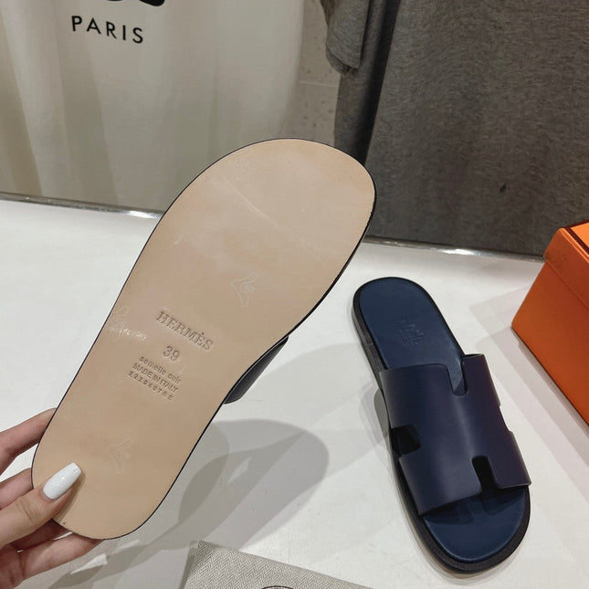 IZMIR SANDAL INDIGO LAMBSKIN