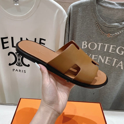 IZMIR SANDAL CARAMEL LAMBSKIN