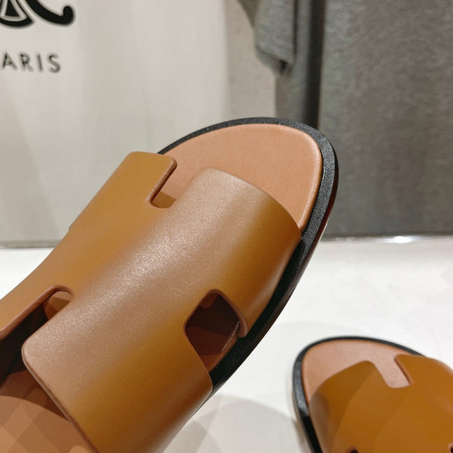 IZMIR SANDAL CARAMEL LAMBSKIN