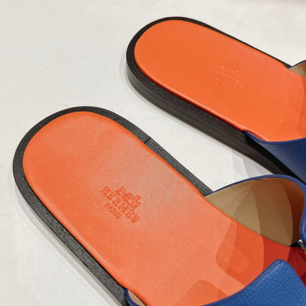IZMIR SANDAL LIGHT ORANGE MIX LAPIS LAMBSKIN