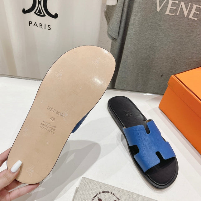 IZMIR SANDAL BLACK MIX LAPIS LAMBSKIN