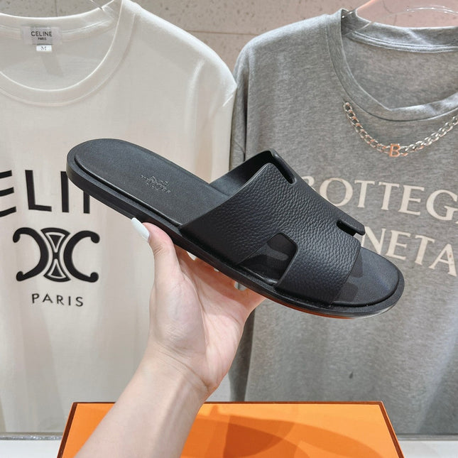 IZMIR SANDAL BLACK LAMBSKIN