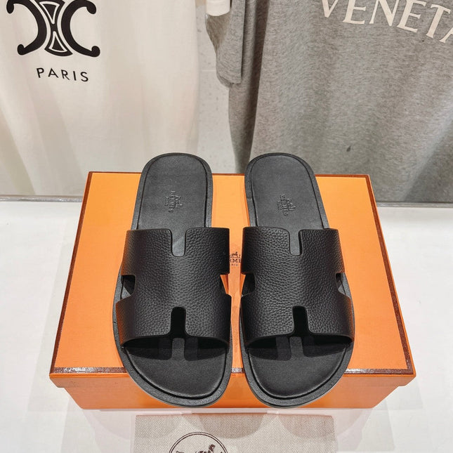 IZMIR SANDAL BLACK LAMBSKIN