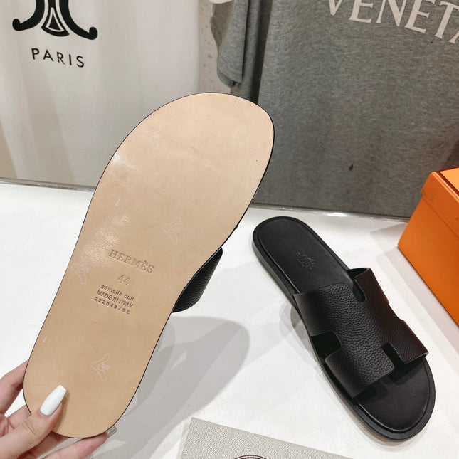 IZMIR SANDAL BLACK LAMBSKIN