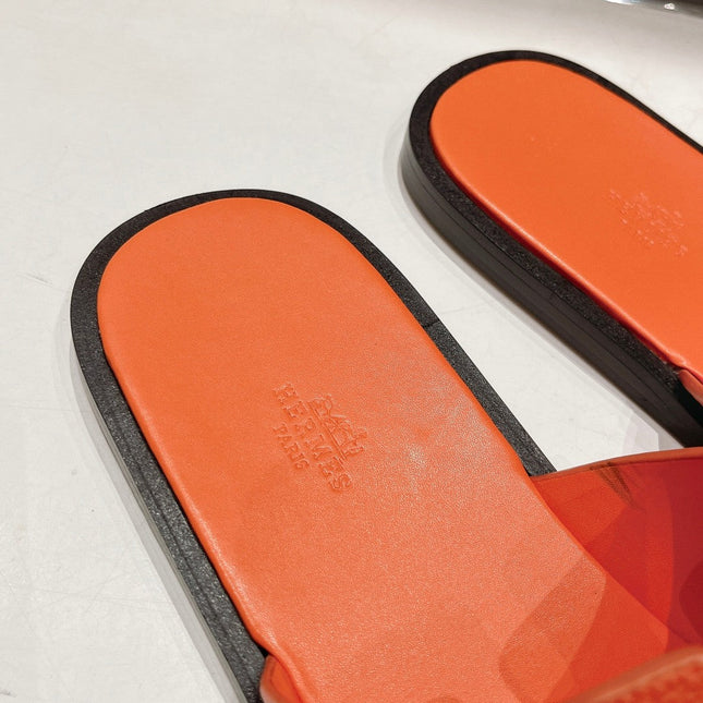 IZMIR SANDAL ORANGE LAMBSKIN
