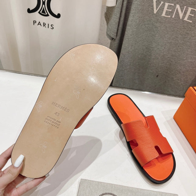 IZMIR SANDAL ORANGE LAMBSKIN