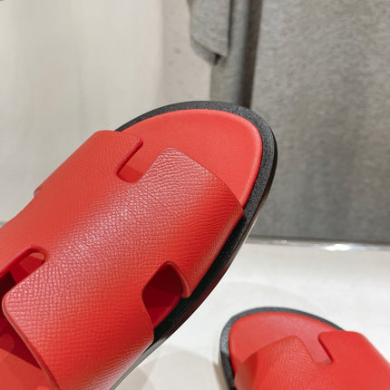 IZMIR SANDAL CRIMSON LAMBSKIN