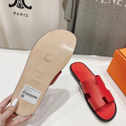 IZMIR SANDAL CRIMSON LAMBSKIN
