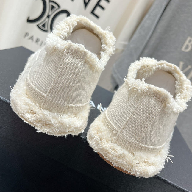 CC SNEAKER WHITE DENIM FABRIC