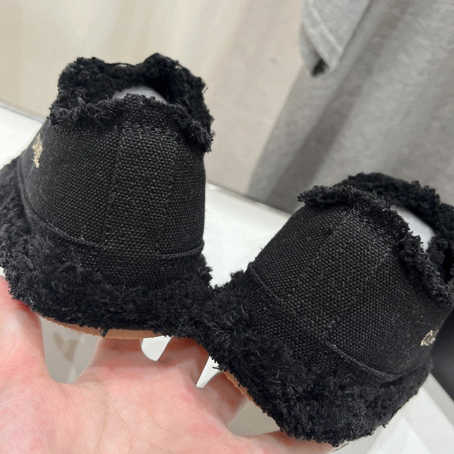 CC SNEAKER BLACK DENIM FABRIC