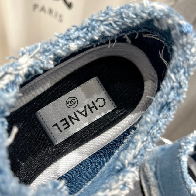 CC SNEAKER SKY BLUE DENIM FABRIC