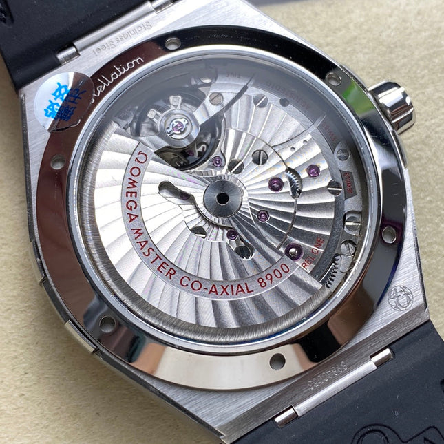 CONSTELLATION 41 MM SILVER CASE WITH GREEN FOREST DIAL AND LEATHER STRAP