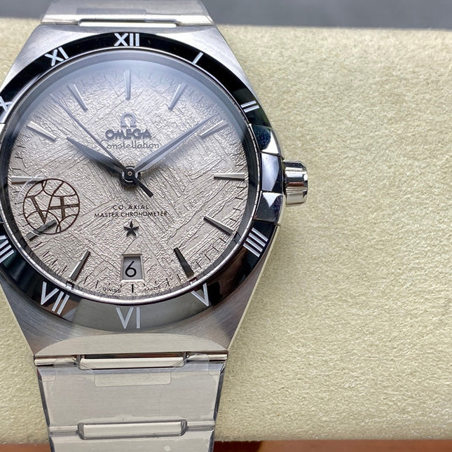 CONSTELLATION 41 MM WATCH SILVER CASE WITH GRAY PASTEL DIAL