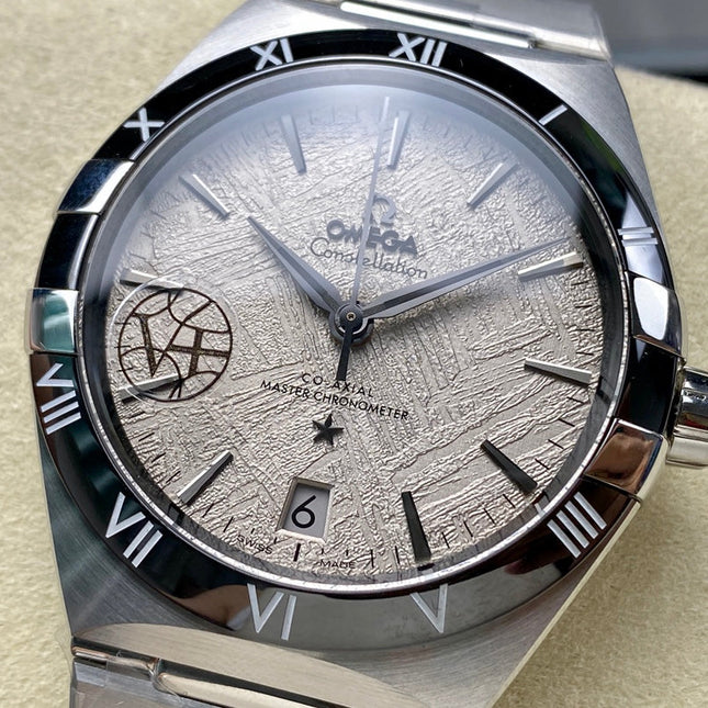 CONSTELLATION 41 MM WATCH SILVER CASE WITH GRAY PASTEL DIAL
