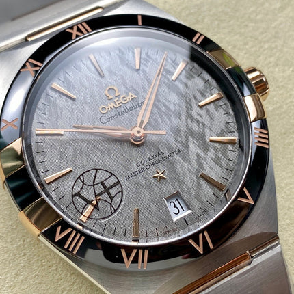 CONSTELLATION 41 MM WATCH SILVER MIX GOLD CASE WITH GRAY DIAL