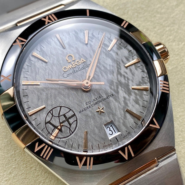 CONSTELLATION 41 MM WATCH SILVER MIX GOLD CASE WITH GRAY DIAL
