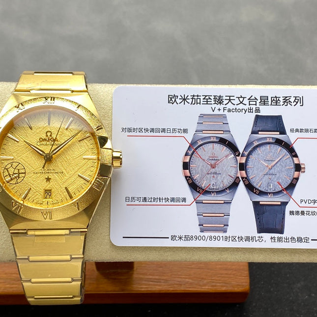 CONSTELLATION 39 MM WATCH GOLD CASE