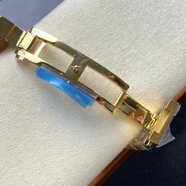 CONSTELLATION 39 MM WATCH GOLD CASE WITH BLACK DIAL