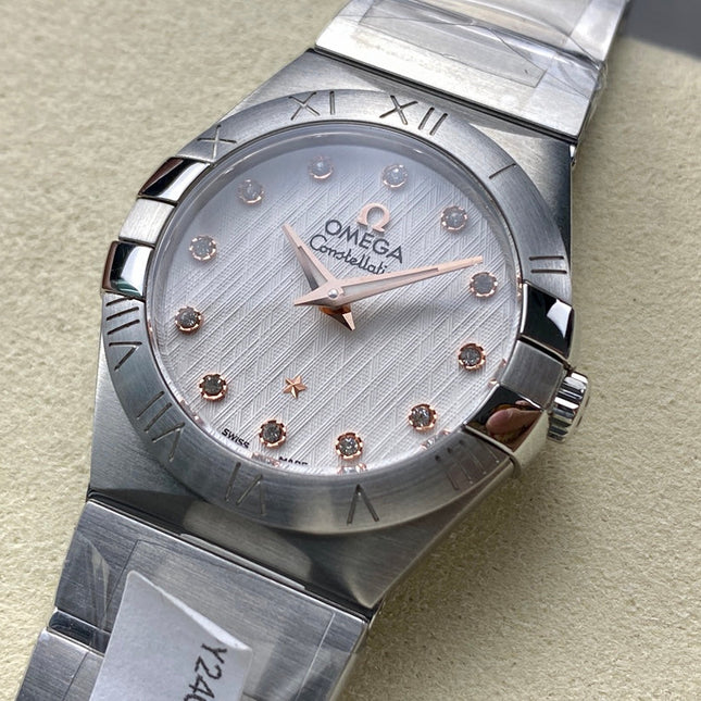 CONSTELLATION PETITE WATCH SILVER CASE