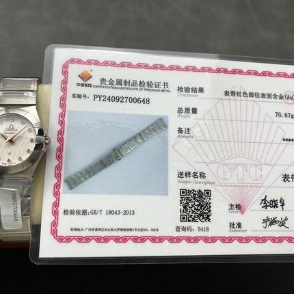 CONSTELLATION PETITE WATCH SILVER CASE