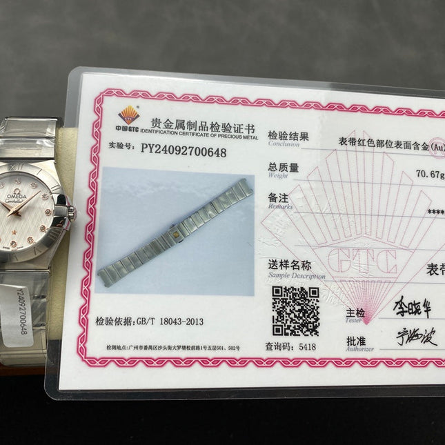 CONSTELLATION PETITE WATCH SILVER CASE