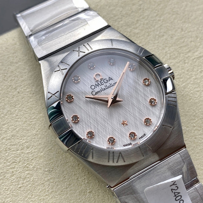 CONSTELLATION PETITE WATCH SILVER CASE