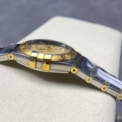 CONSTELLATION PETITE WATCH SILVER AND GOLD CASE