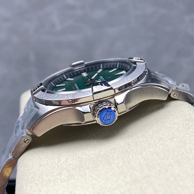 AVENGER AUTOMATIC 42 ALL STEEL GREEN DIAL