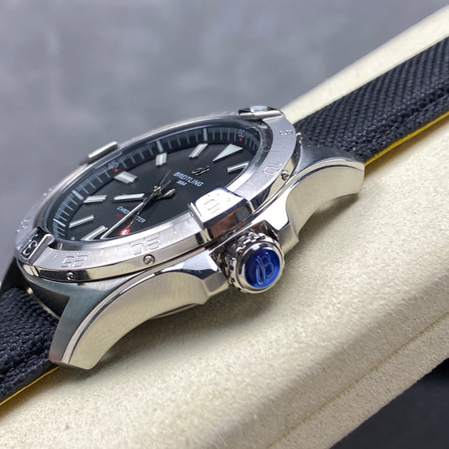 AVENGER AUTOMATIC 42 STEEL CASE BLACK NYLON STRAP