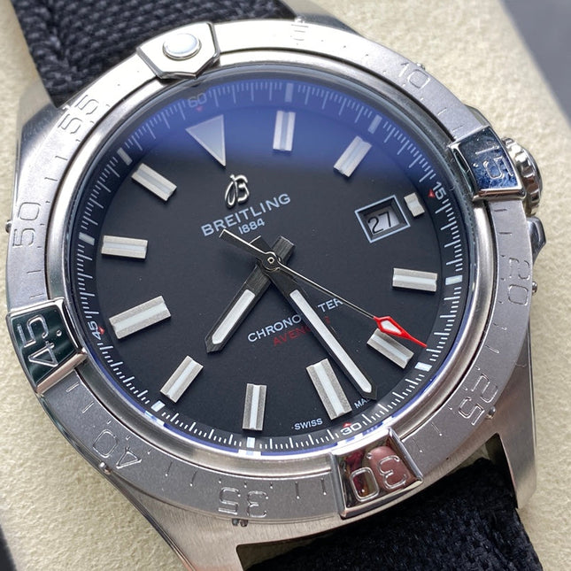 AVENGER AUTOMATIC 42 STEEL CASE BLACK NYLON STRAP