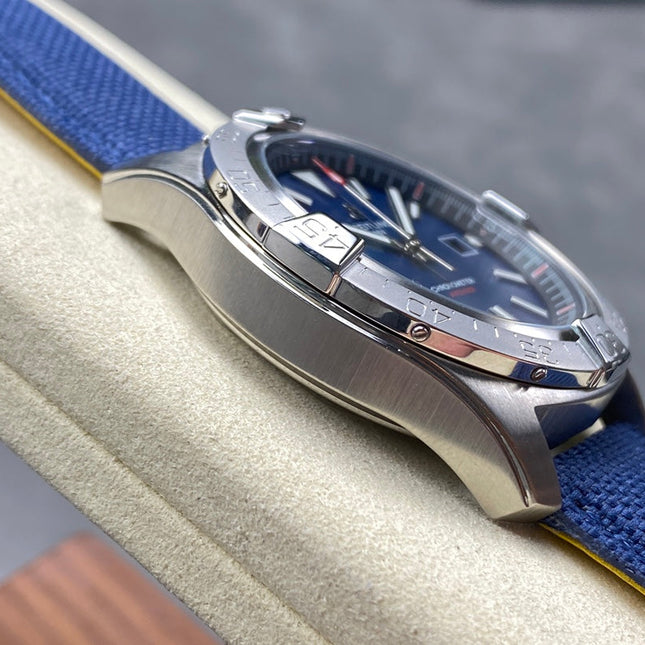AVENGER AUTOMATIC 42 STEEL CASE BLUE NYLON STRAP