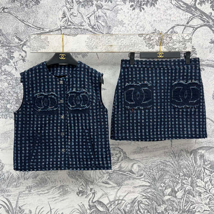 CC 25 Denim Set Blue Cotton