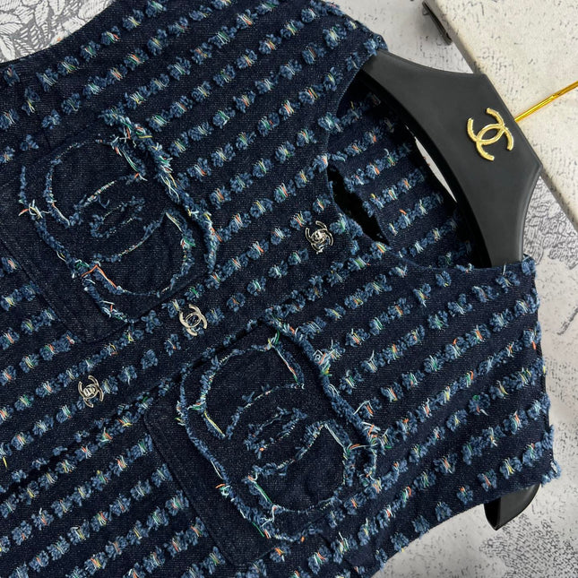CC 25 Denim Set Blue Cotton