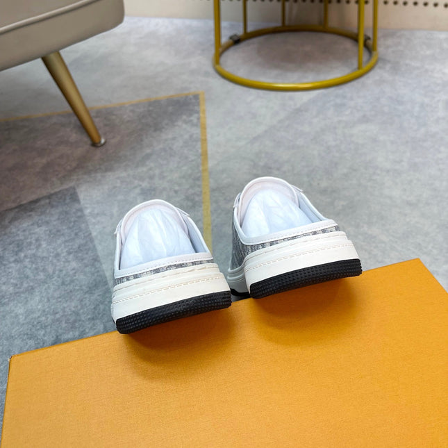 CD RETRO MULE WHITE AND BEIGE CALFSKIN