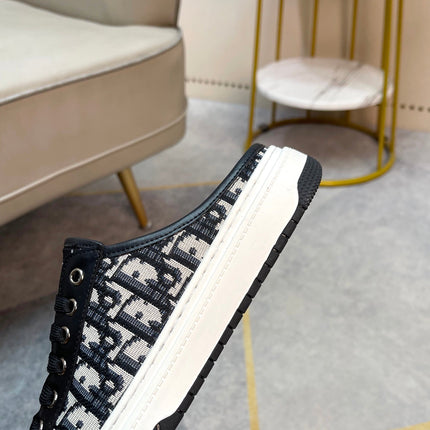 CD RETRO MULE BLACK AND BEIGE CALFSKIN