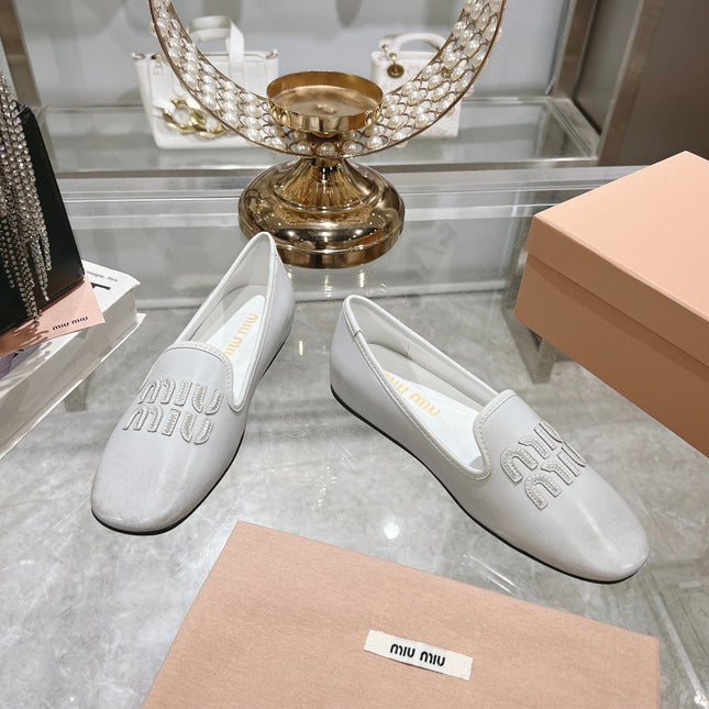 SLIP-ON SHOES WHITE COWHIDE