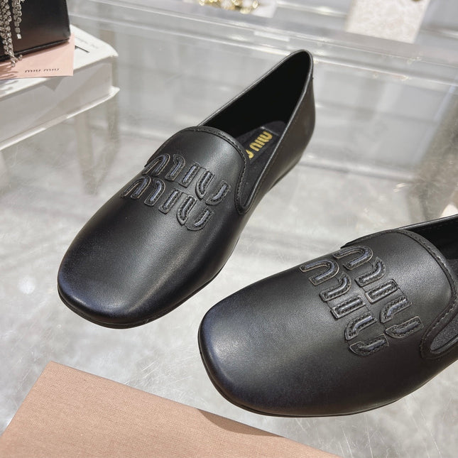 SLIP-ON SHOES BLACK COWHIDE
