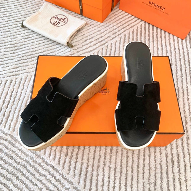 EZE 65 SANDAL BLACK SUEDE